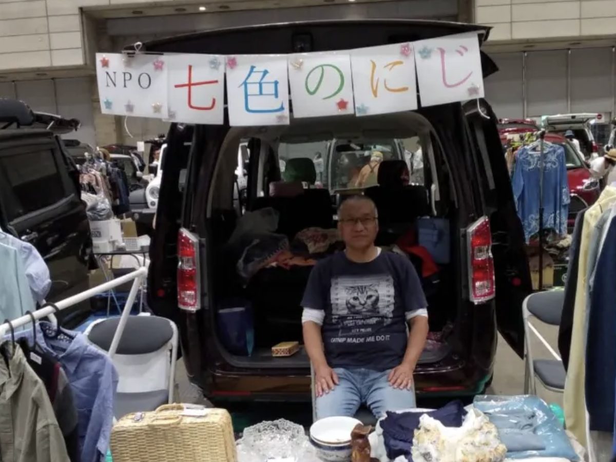 フリマ出店の様子